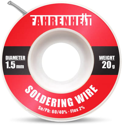 Professioneel Soldeertin Soldeerdraad 1,5mm 20g - 60/40 Tin-Lood met 2% Flux - Professionele Soldeertin voor Elektronica & Reparaties [55134]