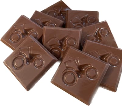Callebaut - Chocolade tractor - Drie smaken - 32 stuks