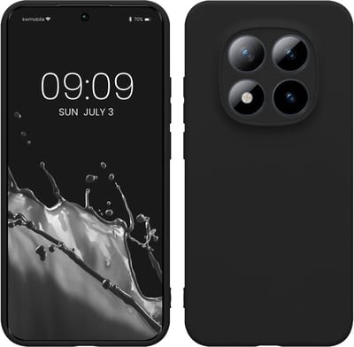 kwmobile telefoonhoesje geschikt voor Xiaomi Redmi Note 15 Pro 5G - Hoesje voor smartphone - Precisie camera uitsnede - In mat zwart