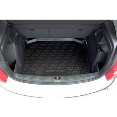 J&J AUTOMOTIVE | Tapis De Coffre Caoutchouc Premium Pour Skoda Fabia 2 2007-2014 5P. Berlina noir
