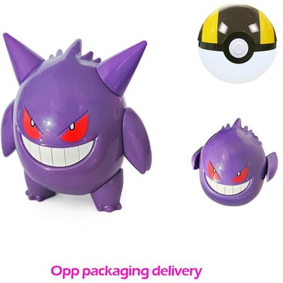 bal Pokemon misvormde figuur Pikachu Charizard Venusaur Blastoise Gyarados Solgaleo Lunala Actiefiguur pokébal poke kind Speelgoed