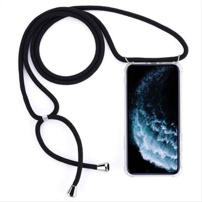 Anti Shock silicone Geschikt voor Samsung Galaxy S9/TPU back cover/Transparant hoesje met koord