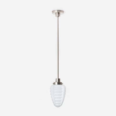 Hanglamp Parole 20's Matnikkel - Art Deco Trade