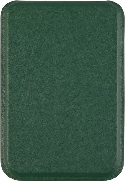 Pomologic Magsafe Card Portemonnee Stand – Ingebouwde Standaard voor Handsfree Kijken – Sterke Magneten voor Veilige Bevestiging – Ruimte voor Essentiële Kaarten - Groen