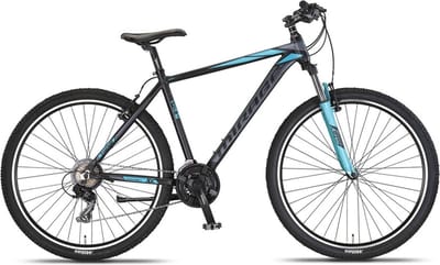 Umit Mirage Mountainbike 27,5 inch V-Brakes 21v Zwart/Turquoise