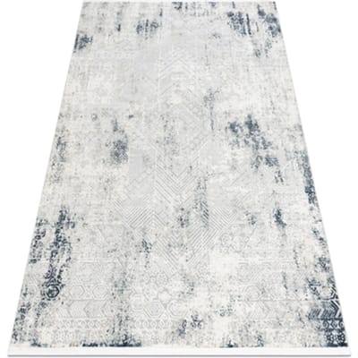 Kleden Rugsx Modern tapijt DUKE 51558 crème / blauw 80x150 cm