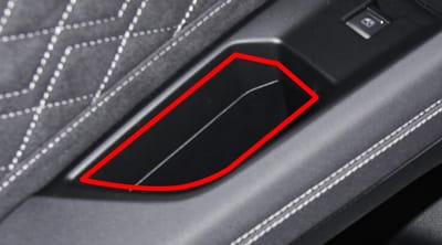 Audi Q4 E-Tron 2021-2027 Binnen Deurgreep Opbergvak Set van 4 stuks – Deurhendel - Handgreep - Bescherming - Armleuning Binnendeur - Inner Door Handle Compartment Storage Box 4pcs Set