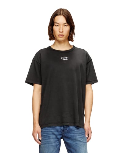 Diesel t-shirt t-norm-lod man zwart