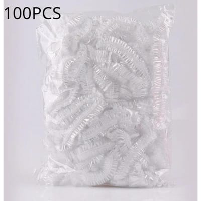 100/200 stuks Wegwerp Douchemutsen Badkameraccessoires Transparant en Waterdicht Wegwerp Haarmutsen Badkamerproducten gray