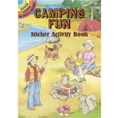 Camping Fun Sticker Activity Book - Little Activity Books - Cathy Beylon