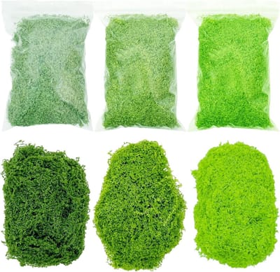 Natuurlijke Kunstgras Plukken voor Potplanten, Nepproduct voor Tuinieren, Decoratie voor Bloemstukken en Sprookjestuinen