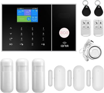Draadloos Alarmsysteem - Huisbeveiliging Kit - Veiligheid Thuis - App Bediening - 99 Zones - Wit