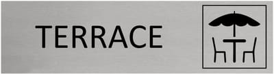 CombiCraft Aluminium deurbordje Terrace 165x45mm met tape - per stuk
