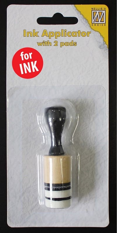 IAP004 - Nellie Snellen - Kleine inkt applicator met 2 stempelkussens - foampads