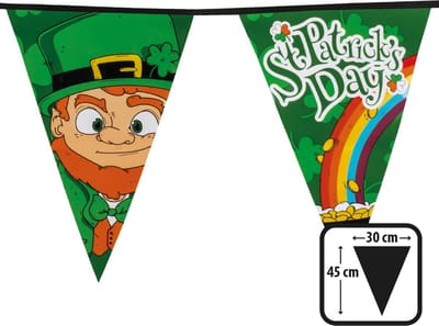 Boland - PE reuzenvlaggenlijn 'St. Patrick's Day' - Geen thema - Feestversiering - Themafeest