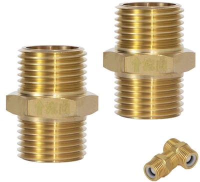 BRENZOOS- Terugslagklep Messing - 2 Stuks - 1,9 cm (3/4 inch) - Corrosiebestendig - Voor Waterleidingen - Slijtvast en Onderhoudsarm - Ventiel