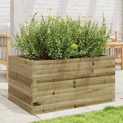 vidaXL - Plantenbak - 90x60x45,5 - cm - geïmpregneerd - grenenhout