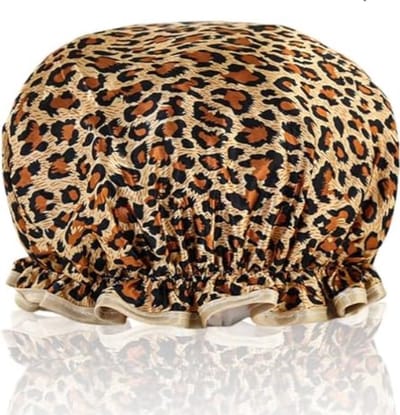 Douchemuts - Douche kap - Luipaardprint - Leopard - Haar drooghouden - Shower Cap - Dikke stof - Waterdicht - Vrolijke print - Jonyx
