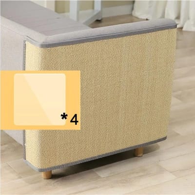 Sterke Bamboe Krabmat voor Katten Muur Sofa Bescherming Krabplank Mat Kattenpoten Scherp maken Matten Massage Zelf slijtvast Mat Decor 40x60cm