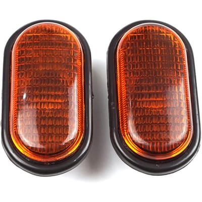 BSP747 Lot de 2 clignotants latéraux ambre gauche et droit 7700847333, 4431699, 4416076, 4401951, 2616000QAD pour Renault Opel Nissan