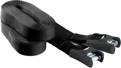 Zware Draagriemen - Transportriemen - Lading Zekeren - Zachte Gesp - 2x 16 meter - Zwart