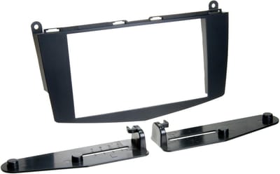 2-DIN Paneel geschikt voor Mercedes Benz C-Klasse (W204) (S204) 2007-2011 Kleur: Zwart