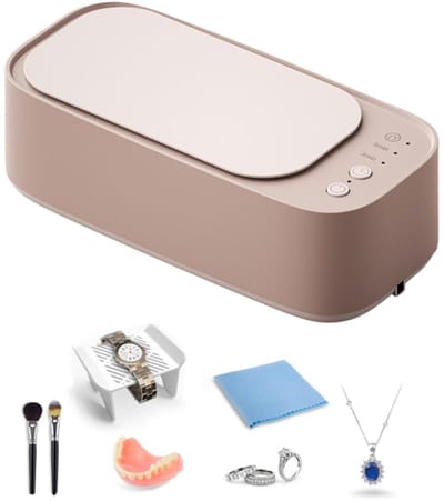 Ultrasone Brilreiniger Machine - Multifunctionele Reinigingsapparaat voor Brillen, Sieraden & Mondkapjes - Snel & Dieptereiniging