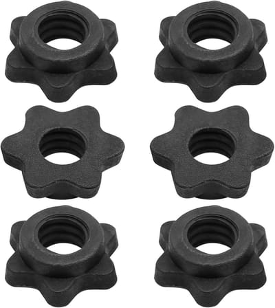 4x Standaard Halterstang Klemmen 25mm | Schroefklemmen met Zeskantmoer voor Gewichtheffen