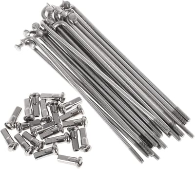 Fietsspaken - Fietswiel onderdelen - Fietsreparatie - Roestvrij staal 304 - 20 stuks 82 mm - Zilver