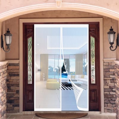 Vliegenhor Deur Magnetisch 65x245cm - Automatisch Sluitend Voor Openslaande Deur en Balkon