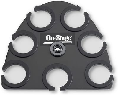 Multi Microfoonhouder voor 7 Microfoons - Compact en Lichtgewicht