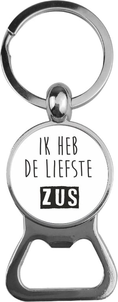 Bieropener Glas -  Ik Heb De Liefste Zus