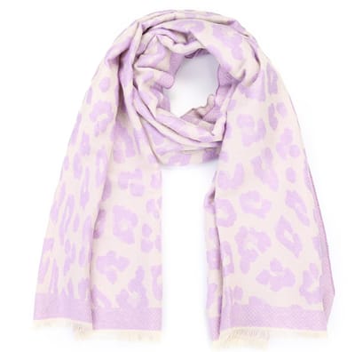 Bijoutheek Sjaal (Fashion) panter (80x180cm) Lila