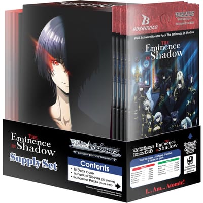 Weiss Schwarz Trading Card Game Supply Set: The Eminence in Shadow