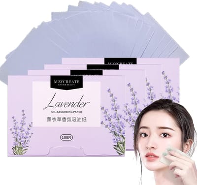 MTTproducts- Vloeipapier 400 Vellen - Olie Blotting Blad - Gezichtsmasker - Oliecontrolefilm - Natuurlijk Plantaardig - Compacte Verpakking - Blottingpapier