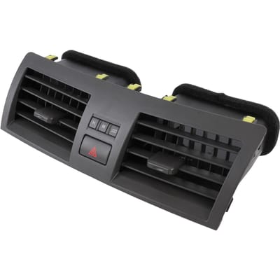Panneau d'aérateur de prise AC de tableau de bord central 55660 06100 Panneau de grille de sortie d'insert de climatisation de console centrale Remplacement gray
