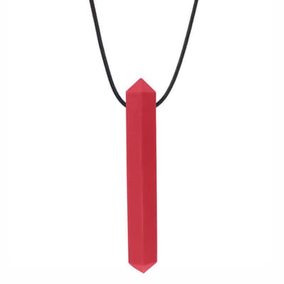 ARK Therapeutic kauwketting Krypto-Bite rood XT medium sensorisch speelgoed.