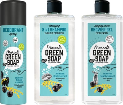 Marcel's Green Soap Cadeauset Mimosa & Blackcurrant