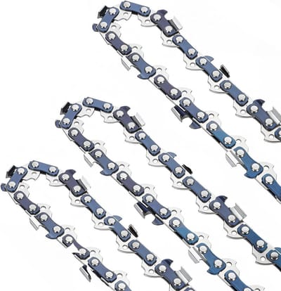 Halfbeitels zaagketting 1,1 mm met 52 aandrijfschakels, 3-pack, robuust en duurzaam voor intensieve tuin- en bosbouwwerkzaamheden, gehard voor optimale prestaties