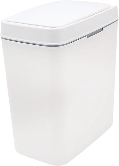 Contactloze Sensorafvalbak 15L - Waterdichte Intelligent Afvalcontainer voor Badkamer, Keuken en Woonkamer met IPX5 Bescherming