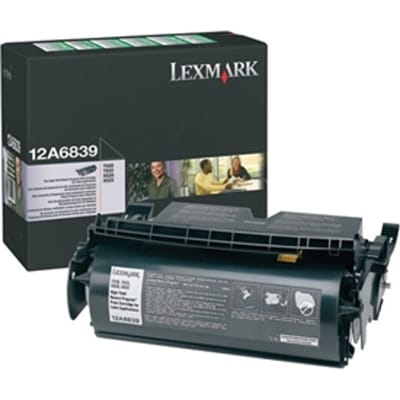 Lexmark 12A6839 etiketten toner cartridge hoge capaciteit (origineel)