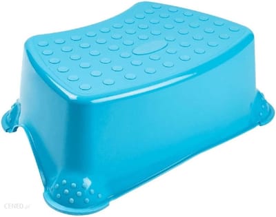 Kinderopstapje Tomék, blauw, veilig en stabiel voor kinderen van 18 maanden tot 10 jaar
