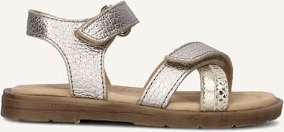 Ton & Ton Meisjes Platte sandalen - Male - Goud - Leer - Platte zool - Maat 25