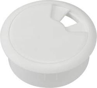 TRU COMPONENTS WP50BK Kabeldoorvoering Voor werkblad Montagegat: 50 mm ABS Wit 1 stuk(s)