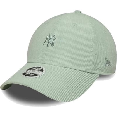 New Era 9fortyâ® New York Yankees Mini Cord Dames Cap 60856320 - Kleur Groen - Maat 1SIZE