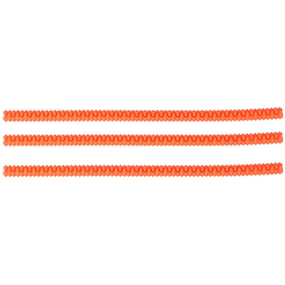 3 Stuks Ovenrek Beschermhoes Siliconen Anti-Verbranding Ovenrek Beschermer voor MagnetronovenOranje oranje