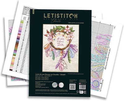 Leti Stitch All your Dreams are Possible L440 borduurpatroon