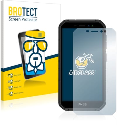 Screenprotector voor Ulefone Armor X7 Pro Beschermglas transparant