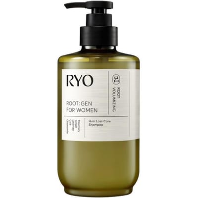Racine RYO:Gen Shampoo Soin Personnalisé Contre la Chute de Cheveux Renforcement du Cuir Chevelu Shampoo Anti-Chute 515ml white