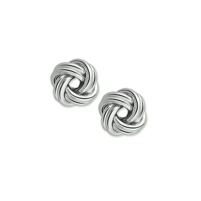 TFT Oorknoppen Knoop Zilver Gerhodineerd Glanzend 7 mm x 7 mm